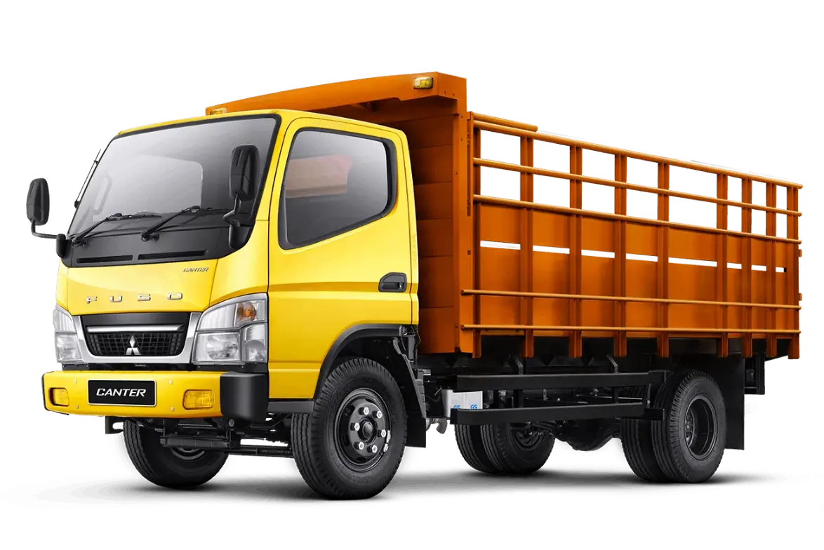 Mitsubishi Fuso Canter FE 74 Karoseri Bak Kayu