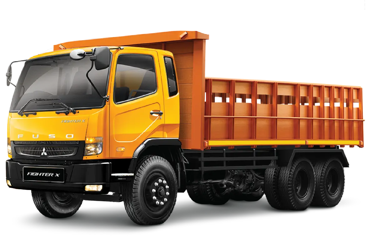 Mitsubishi Fuso Fighter 6x2 Karoseri Bak Kayu v2